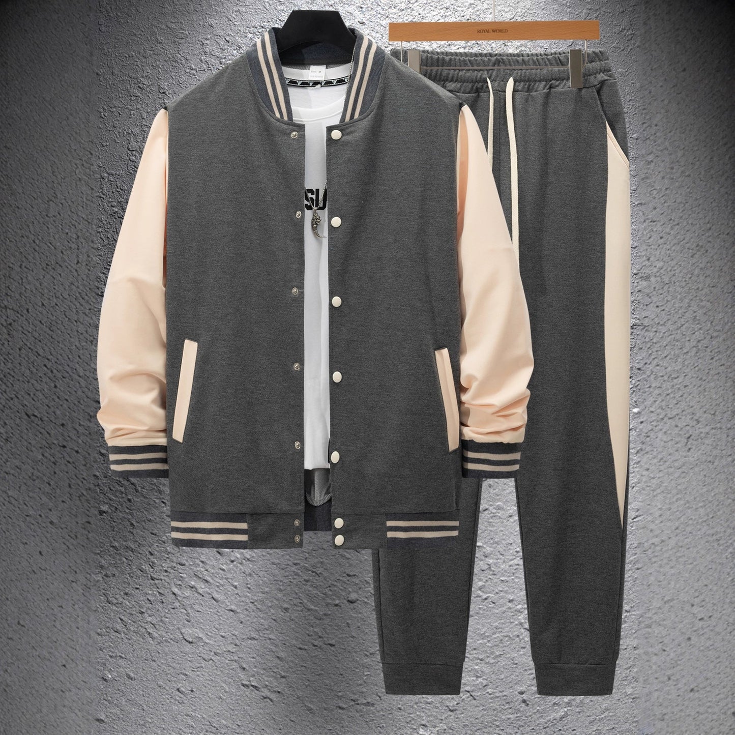 Herren Freizeit-Set Modern mit Bomberjacke und Jogginghose