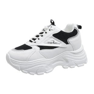 Damen Sneaker Chunky bequem atmungsaktiv Sportschuhe