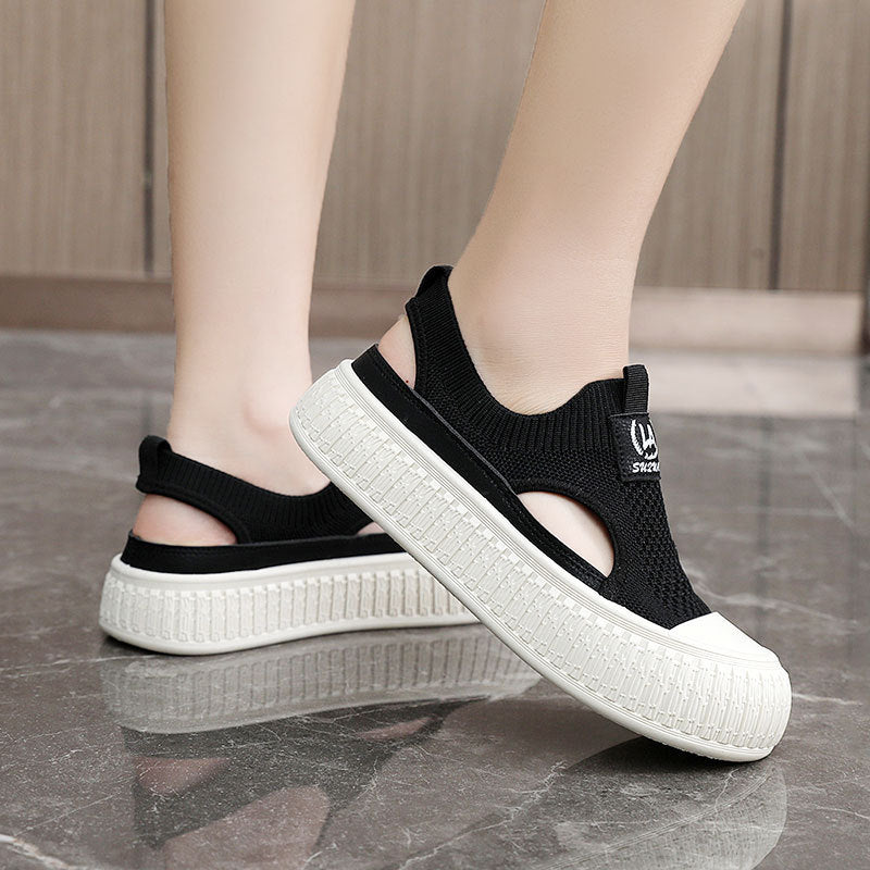 Damen Slipper Atmungsaktiv Sommer Rutschfest Elastisch