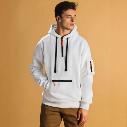 Herren Kapuzenpullover Modern Reißverschluss Trendig