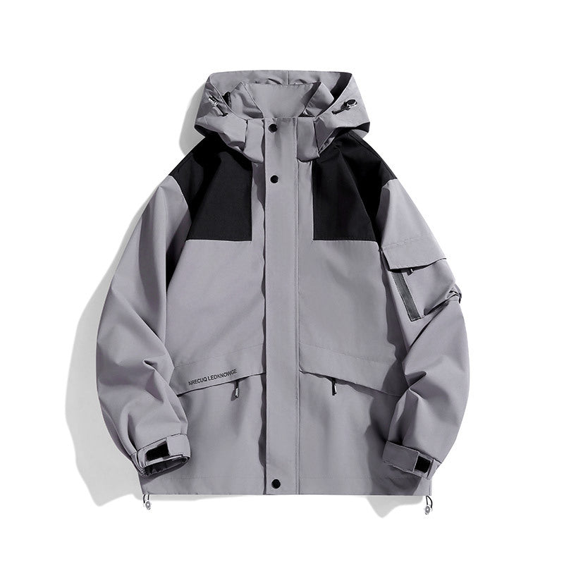 Herren Windjacke Wasserabweisend Funktionell Modern