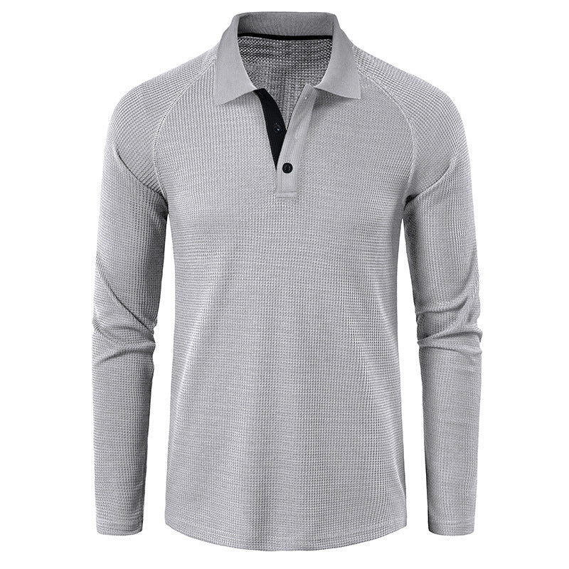 Herren Poloshirt Langarm Modern Berlin Stil - BerlinGlamour