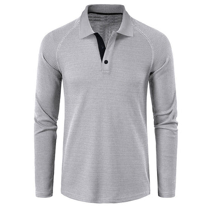 Herren Poloshirt Langarm Modern Berlin Stil - BerlinGlamour