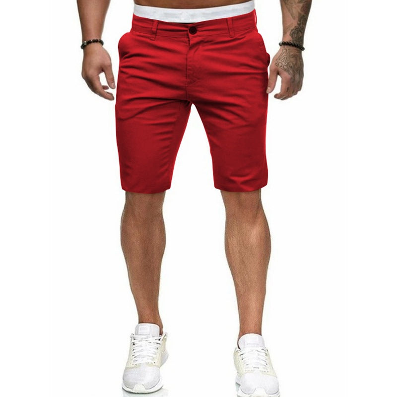 Herren Chino Shorts Modern Schnitt Bequem