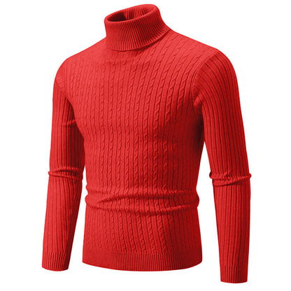 Herren Rollkragenpullover Fein Strick Elegance Modern