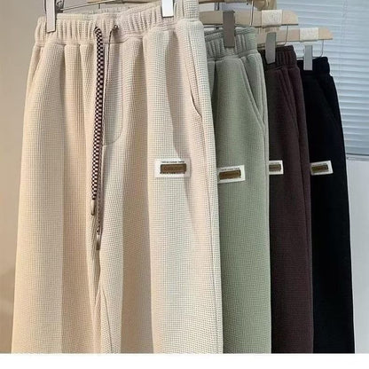 Bequeme Jogginghose Herren Waffelstruktur Sportlich