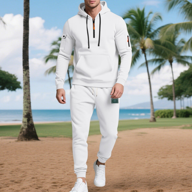 Herren Sweatset Sportlich mit Taschen und Kordelzug