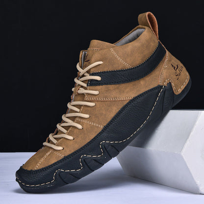 Herren Lederschuhe Echtleder Schwarz Elegant