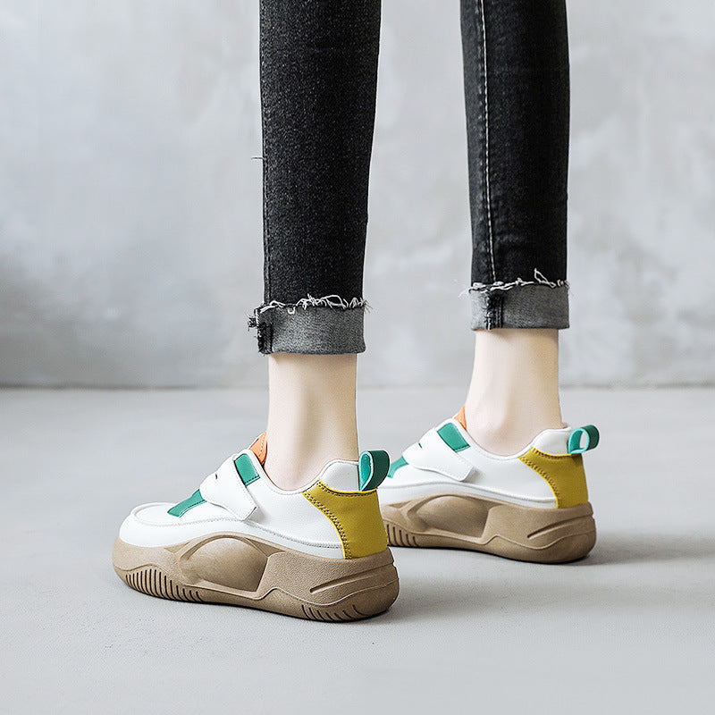 Damen Sneaker Trendy Knöchelstabil mit elastischem Riemen