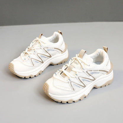 Wanderschuhe Damen Sportlich Atmungsaktiv Laufsohle Rutschfest