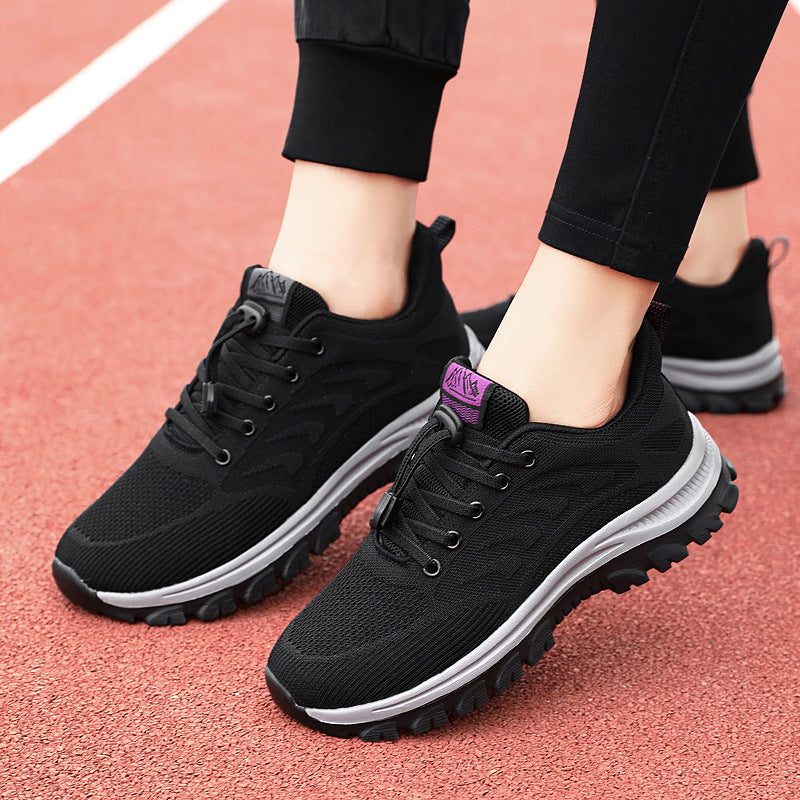 Damen Laufschuhe Sportlich Schnellschnürsystem
