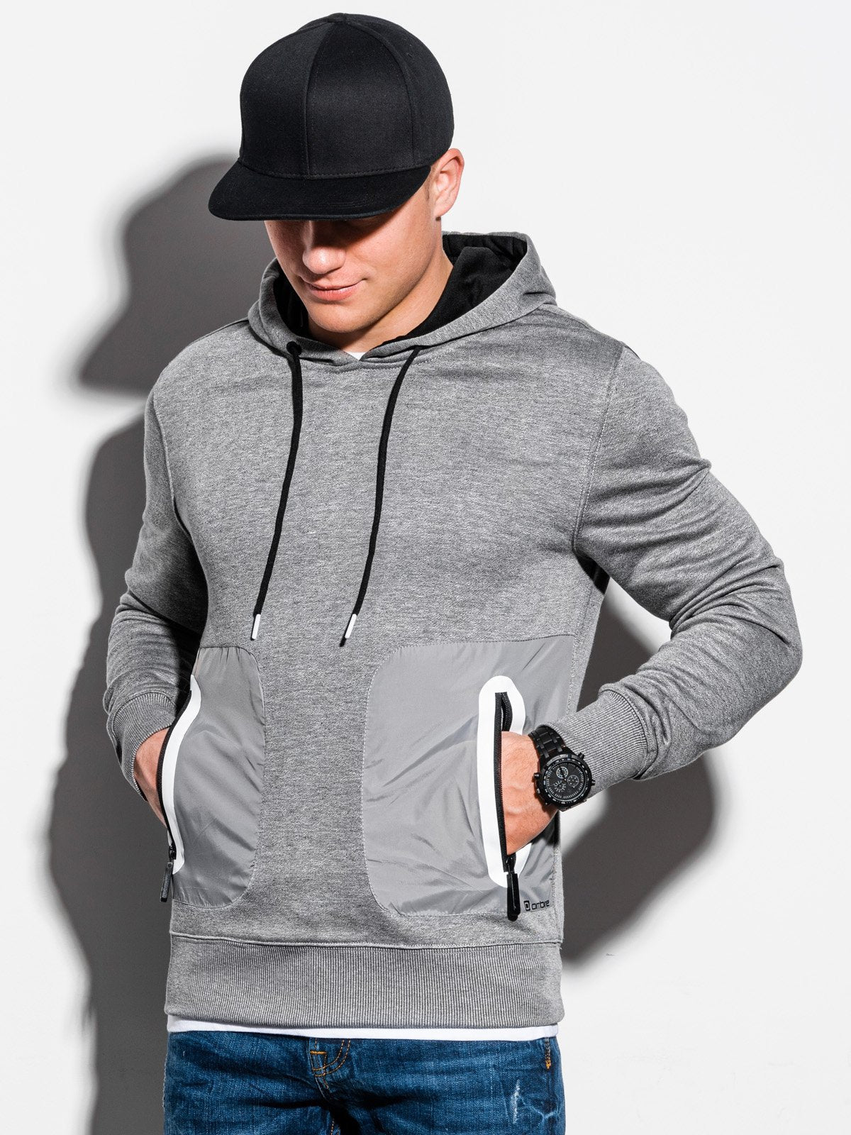 Herren Kapuzenpullover Funktionale Taschen Stylisch Modern