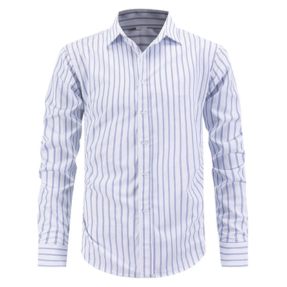 Herren Businesshemd Modern Streifen Slim Fit - BerlinGlamour