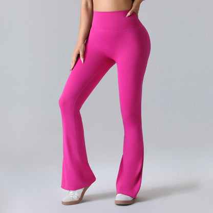 Fitnesshose Damengröße mit Hochem Bund Formende Leggings