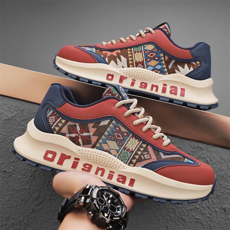 Damen Sneaker Ethnisches Muster Sportschuhe Bequem