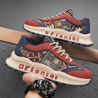 Damen Sneaker Ethnisches Muster Sportschuhe Bequem