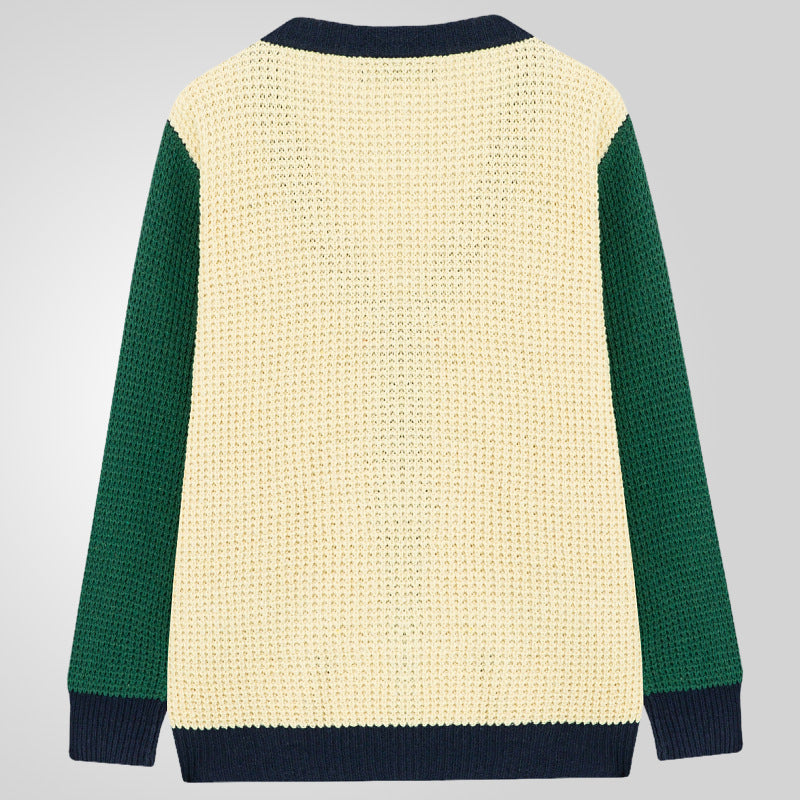 der neue Titel: Taschen BerlinGlamour wird zu Moderne Strickjacke mit Kontrastfarben