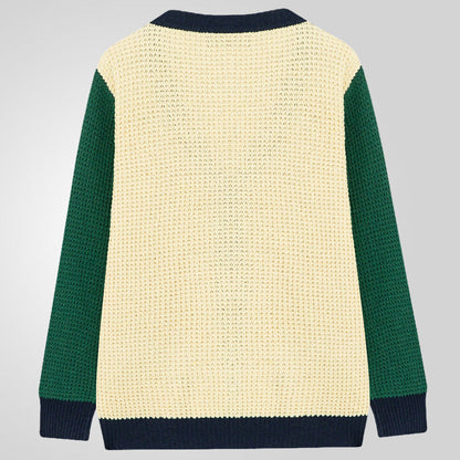 der neue Titel: Taschen BerlinGlamour wird zu Moderne Strickjacke mit Kontrastfarben
