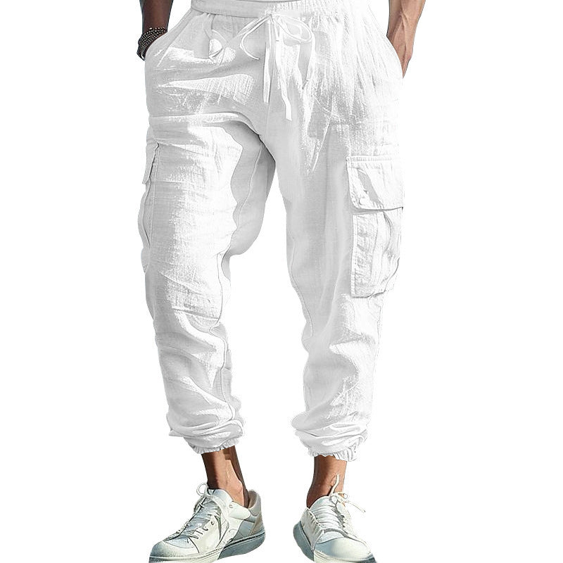 Herren Cargo-Hose Lässig Bequem Mit Taschen