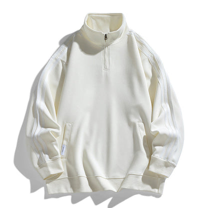 Herren Sportpullover mit Seitentaschen Modern Funktionell