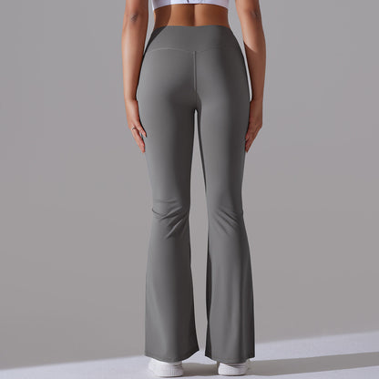Fitnesshose Damengröße mit Hochem Bund Formende Leggings