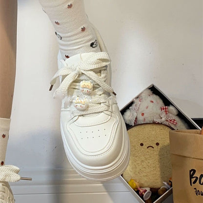 Damen Plateau Sneaker Schnürsenkel Custom Made