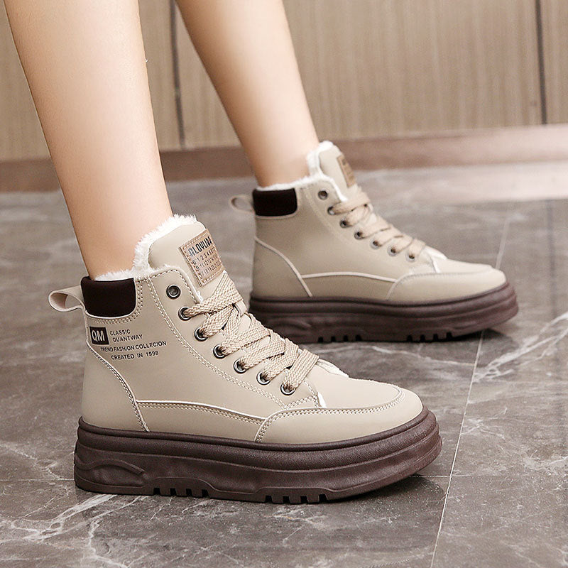Damen Sneaker Winter Warm Innenfutter Rutschfest