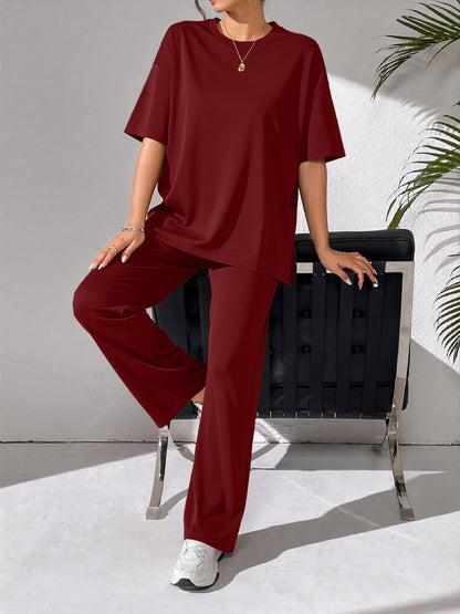 Damen Freizeit Set Weites Oberteil Bequem