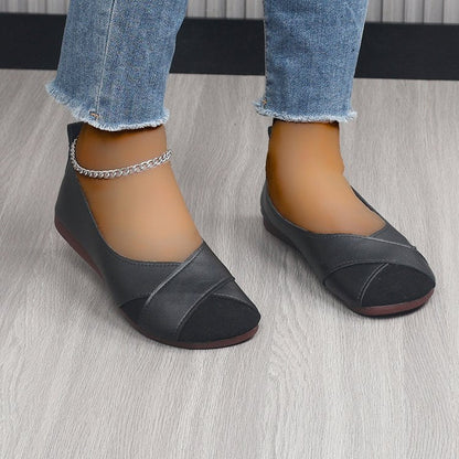 Damen Ballerinas Bequem Ergonomisch Komfort Schuhe