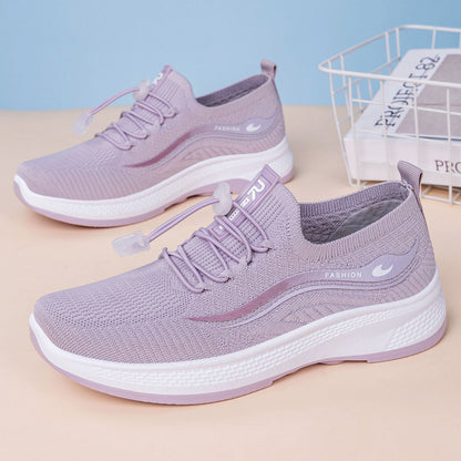 Damen Sneaker Sportlich atmungsaktiv mit Schnellschnürsystem - BerlinGlamour