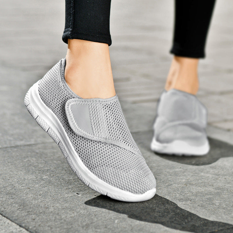 Damen Sneaker Bequem Atmungsaktiv Slip-On Elastisch - BerlinGlamour