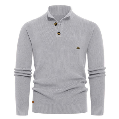 Herren Strickpullover mit Knopfdetails und modernem Stehkragen BerlinGlamour ist ein Titel, der sich auf elegante und stilvolle Lampe konzentriert. 

Oder vielleicht: Moderne