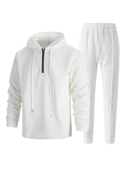 Herren Sportset Hoodie und Jogginghose Atmungsaktiv Modern