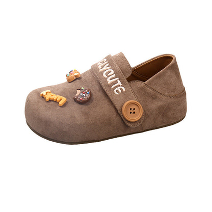 Damen Clogs mit Dekor und Klettverschluss Praktisch