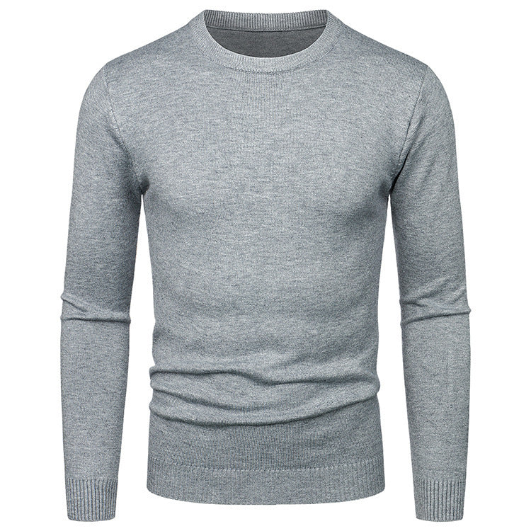 Herren Pullover Weich Rundhals Modern