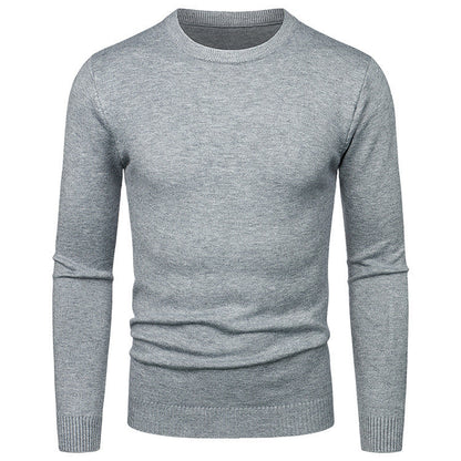 Herren Pullover Weich Rundhals Modern