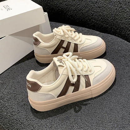 Damen Sneaker Sportlich Leder Wildleder Laufschuhe