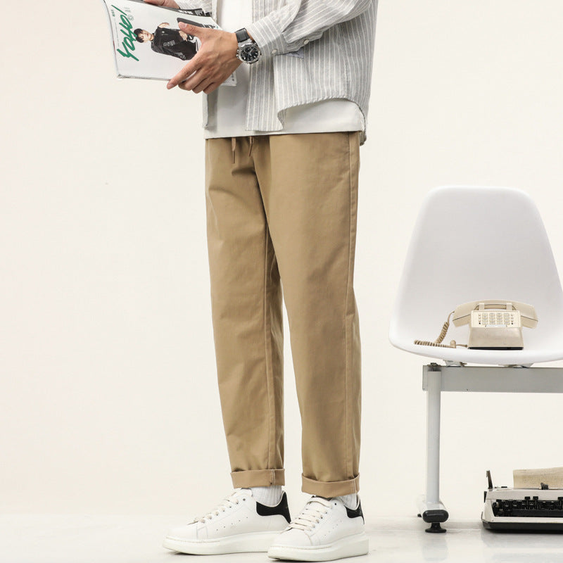 Herren Chino Hose Bequem Elegant Slim Fit