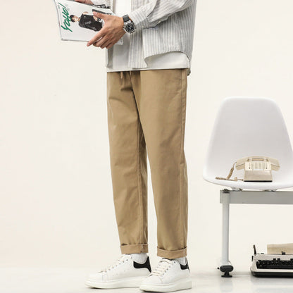 Herren Chino Hose Bequem Elegant Slim Fit
