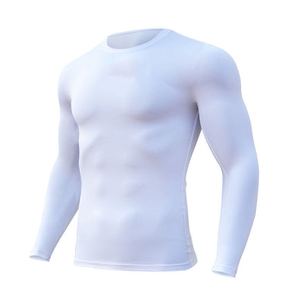 Herren Sportshirt Atmungsaktiv Langarm Funktionshemd