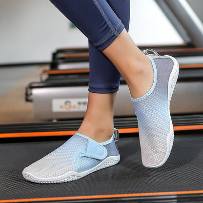 Damen Badeschuhe Flexibel Elastisch Schlupfdesign