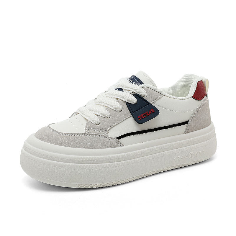 Damen Plateausneaker Sportlich Komfortabel Mode
