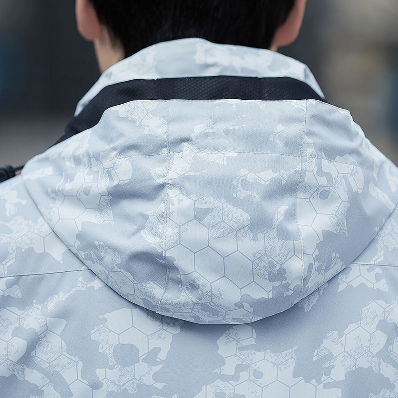 Herren Funktionsjacke atmungsaktiv Wasserdicht Modern