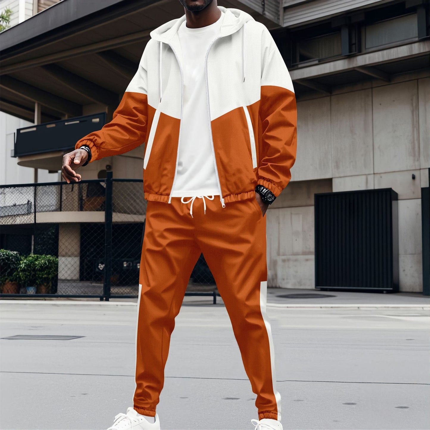 Herren Outdoor-Set Sportlich Atmungsaktiv Funktionelles Design