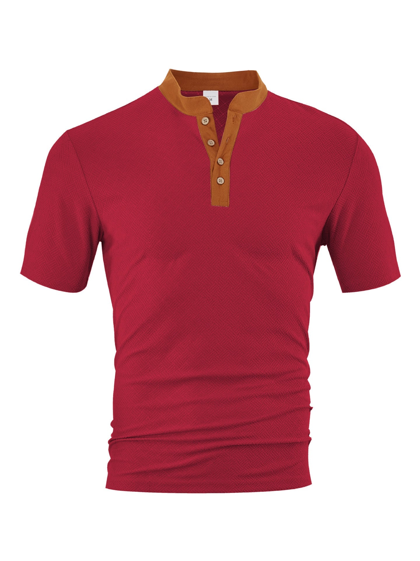 Herren Polohemd Elegantes Design Strukturiert Modern