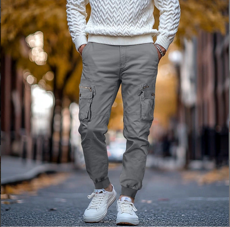 Herren Cargo-Hose Vieltaschen Flexibel Bequem