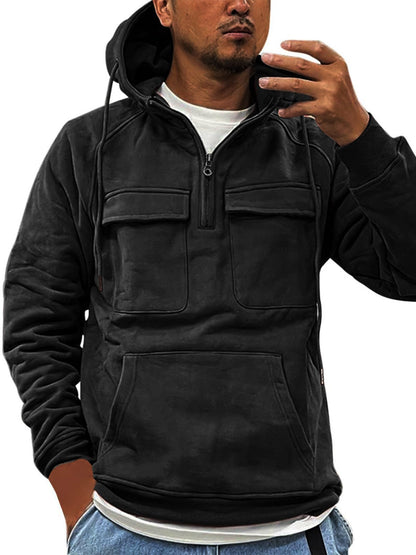 Herren Outdoor-Pullover Warm Isoliert mit Taschen
