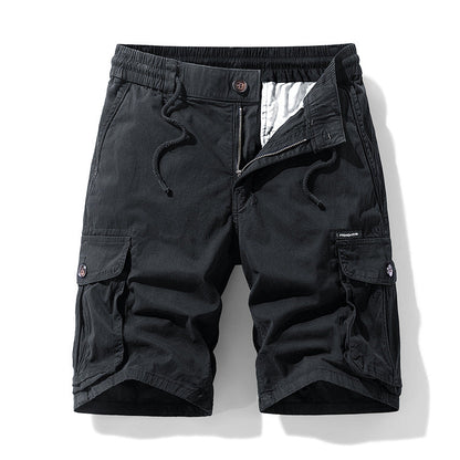Herren Cargo Shorts Outdoor Bequem Mit Vielen Taschen Elastisch