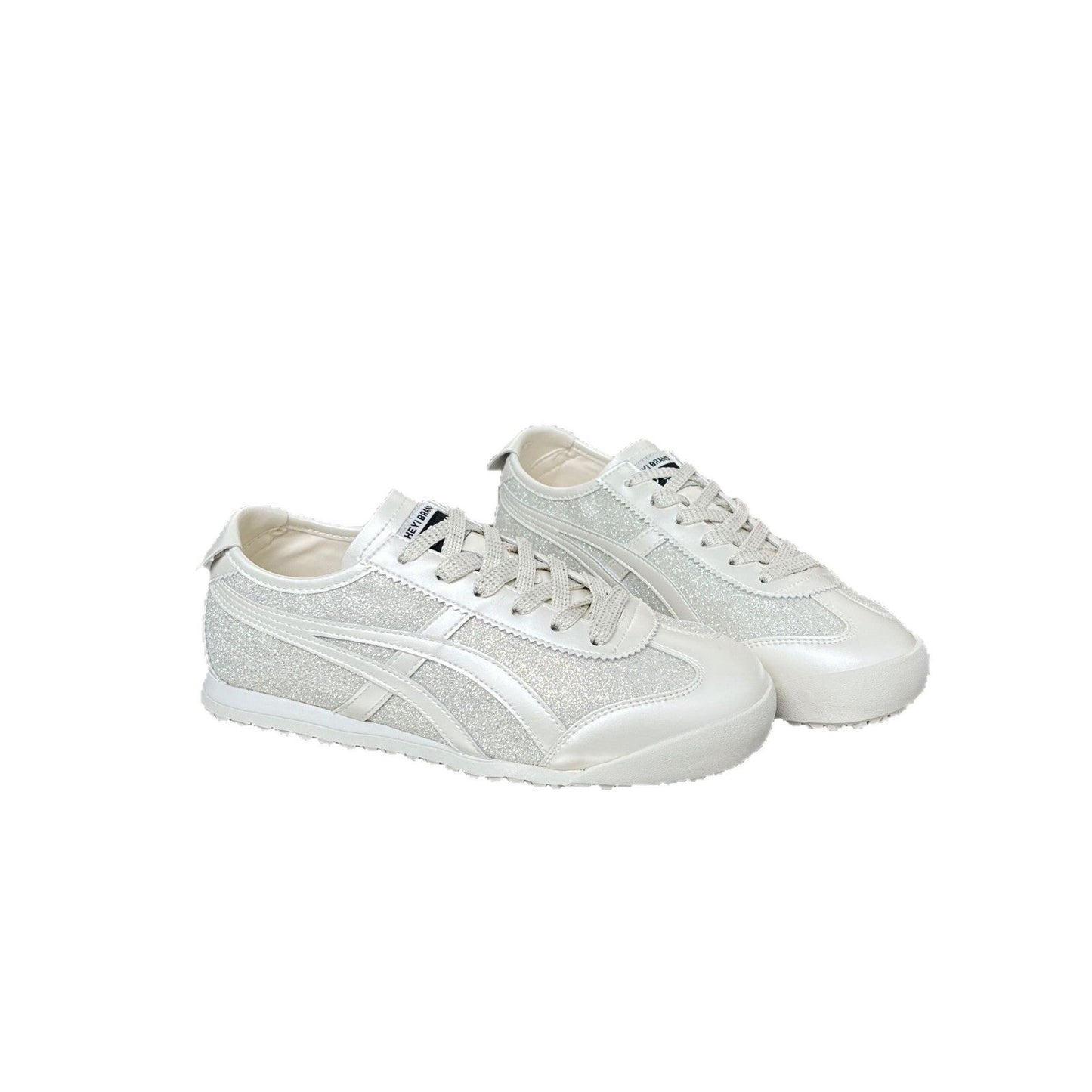 Damen Sneaker Sportlich Glitzernd Rutschfest