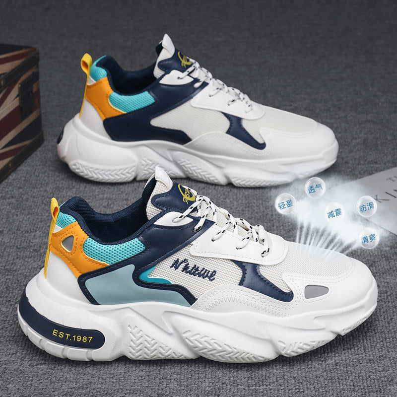 Damen Sneaker Sportlich Chunky Atmungsaktiv Mit Dämpfung